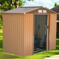 Outsunny 7'x4' Garden Storage Shed Outdoor Patio Yard Metal Tool