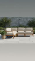 Modular Teak Conversation Set