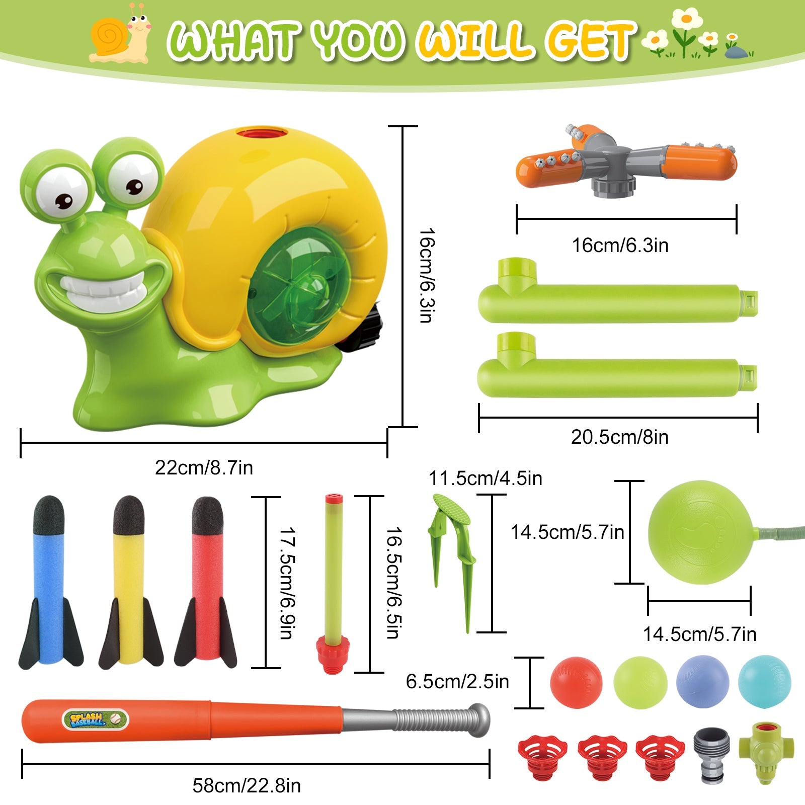 Water Sprinkler Toy For Kids Outdoor Water Toys For Yard Summer Lawn