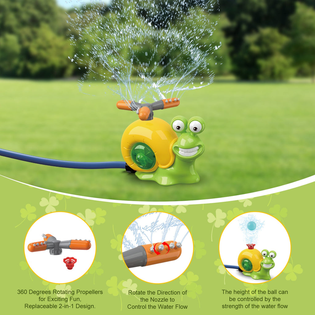 Water Sprinkler Toy For Kids Outdoor Water Toys For Yard Summer Lawn