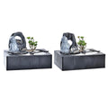 Garden fountain DKD Home Decor 29 x 21 x 22 cm Resin Oriental (2