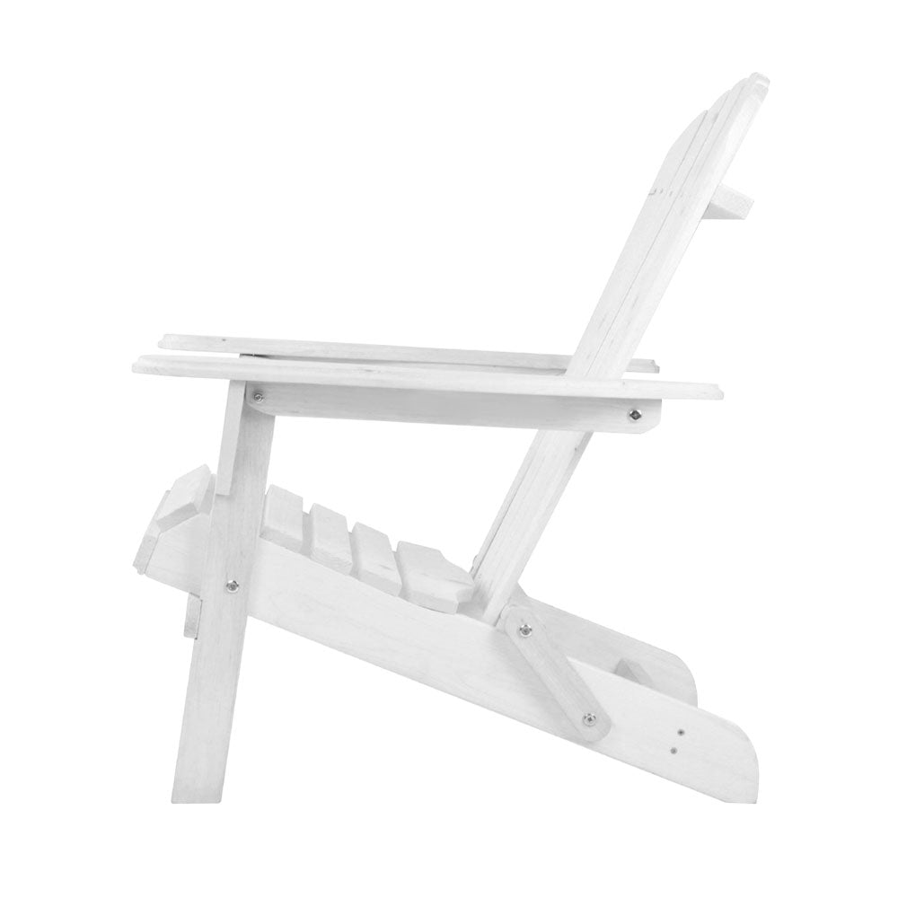 Gardeon Outdoor Furniture Adirondack Chairs Beach Chair Lounge Wooden