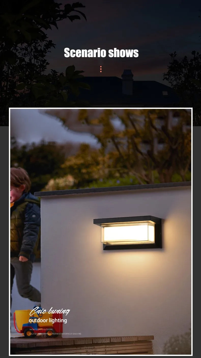 LED Outdoor Lights Motion Sensor Outdoor Wall Light Waterproof IP65 Outdoor Wall Lamp Street lamp Garden Lights Outdoor Lighting