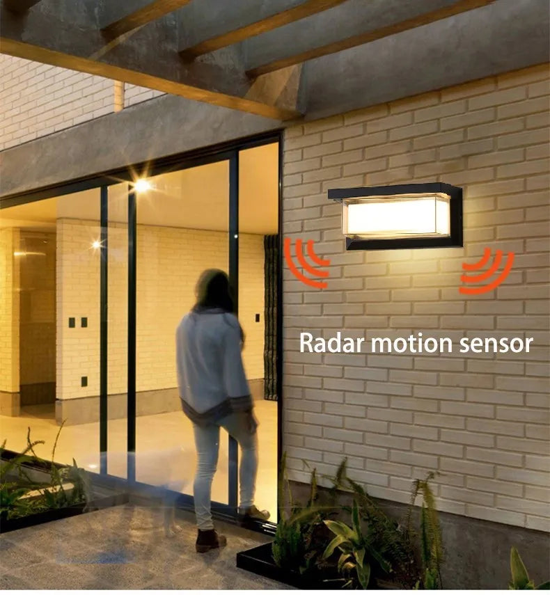 LED Outdoor Lights Motion Sensor Outdoor Wall Light Waterproof IP65 Outdoor Wall Lamp Street lamp Garden Lights Outdoor Lighting