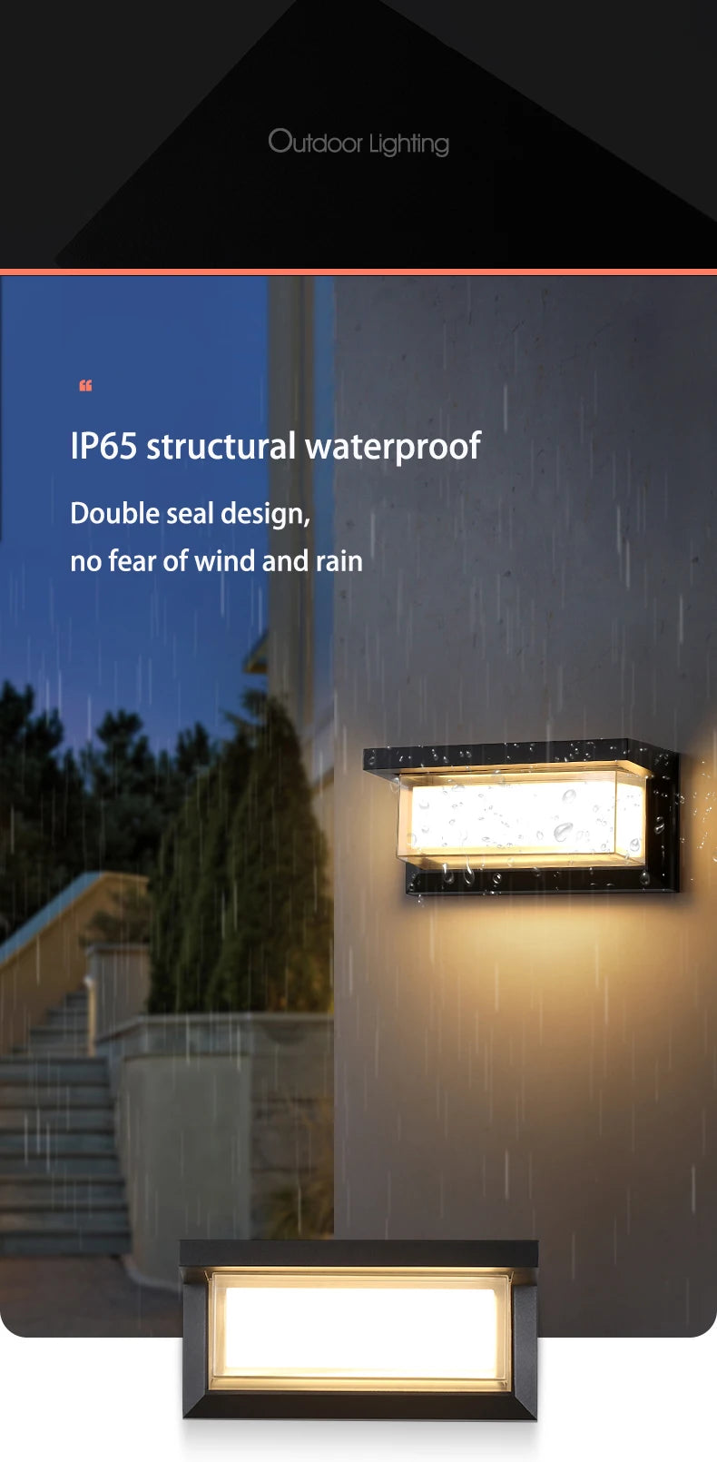 LED Outdoor Lights Motion Sensor Outdoor Wall Light Waterproof IP65 Outdoor Wall Lamp Street lamp Garden Lights Outdoor Lighting