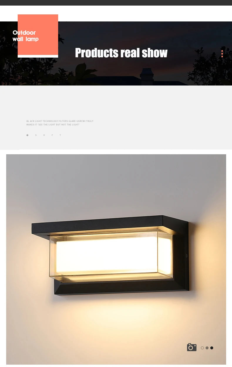 LED Outdoor Lights Motion Sensor Outdoor Wall Light Waterproof IP65 Outdoor Wall Lamp Street lamp Garden Lights Outdoor Lighting