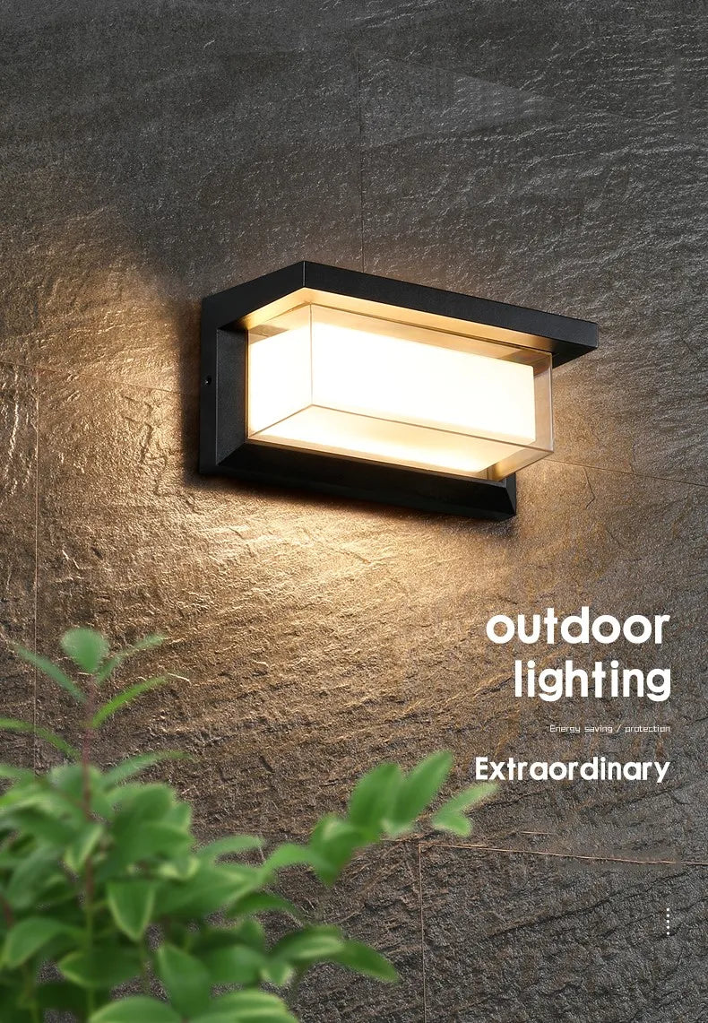 LED Outdoor Lights Motion Sensor Outdoor Wall Light Waterproof IP65 Outdoor Wall Lamp Street lamp Garden Lights Outdoor Lighting