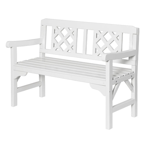 Gardeon Outdoor Garden Bench Wooden Chair 2 Seat Patio Furniture