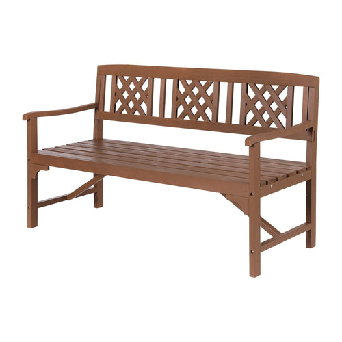 Gardeon Outdoor Garden Bench Wooden Chair 3 Seat Patio Furniture