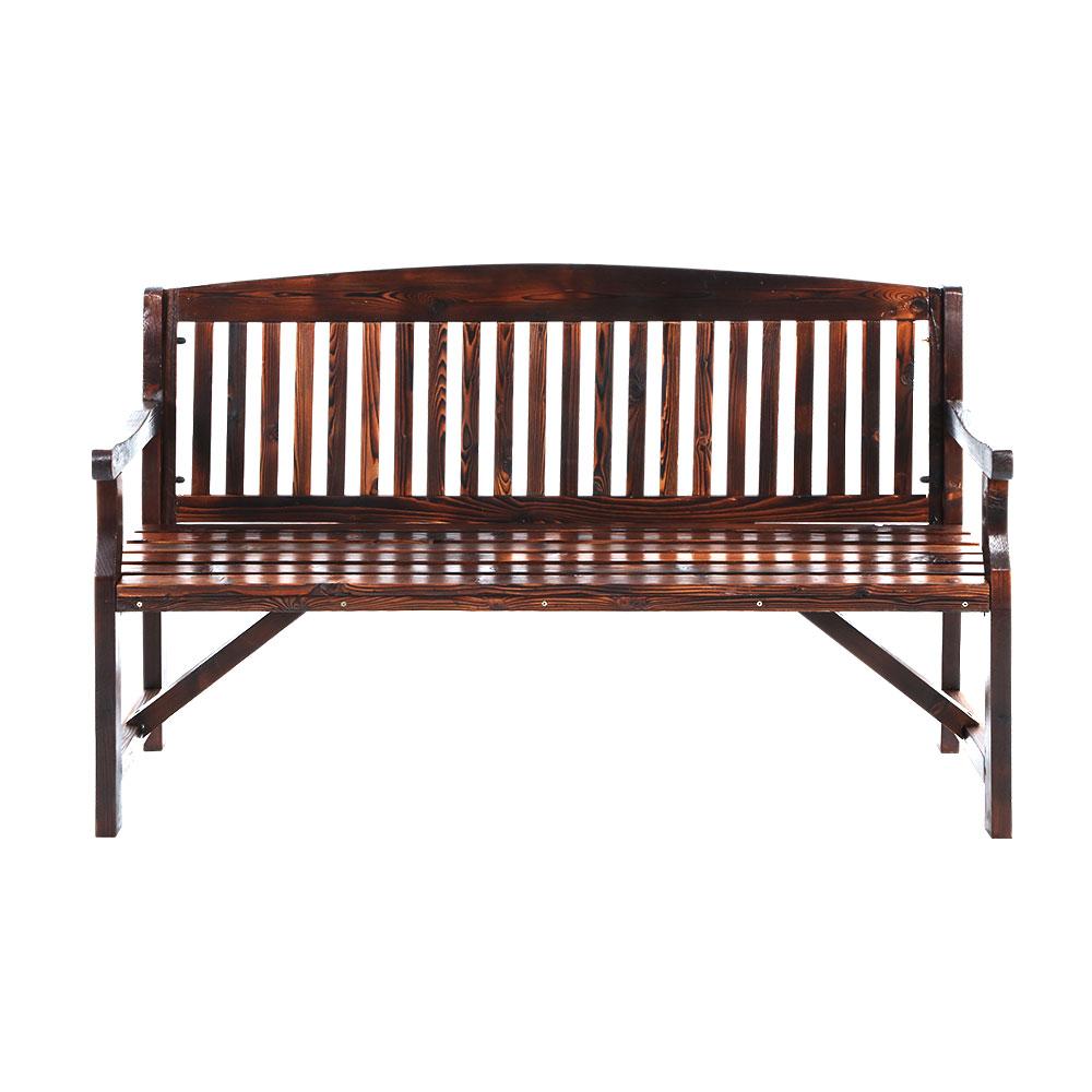 Gardeon 5FT Outdoor Garden Bench Wooden 3 Seat Chair Patio Furniture