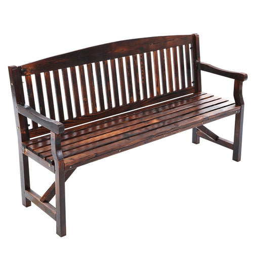 Gardeon 5FT Outdoor Garden Bench Wooden 3 Seat Chair Patio Furniture