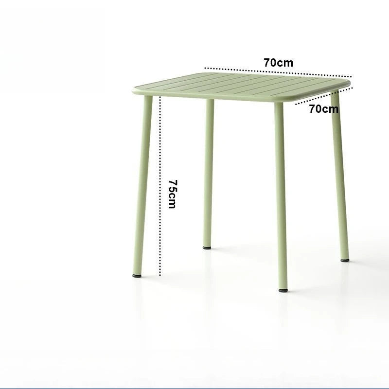 Long table dining table Outdoor indoor waterproof Villa courtyard Balcony leisure Simple garden waterproof desk table