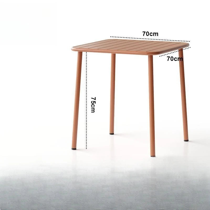 Long table dining table Outdoor indoor waterproof Villa courtyard Balcony leisure Simple garden waterproof desk table