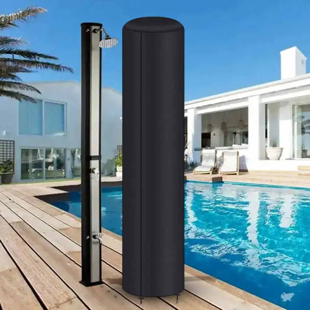 Outdoor Shower Enclosure Cover Waterproof Solar Shower Cover Heavy Duty Outdoor Protector Windproof Dustproof Oxford for 10.6