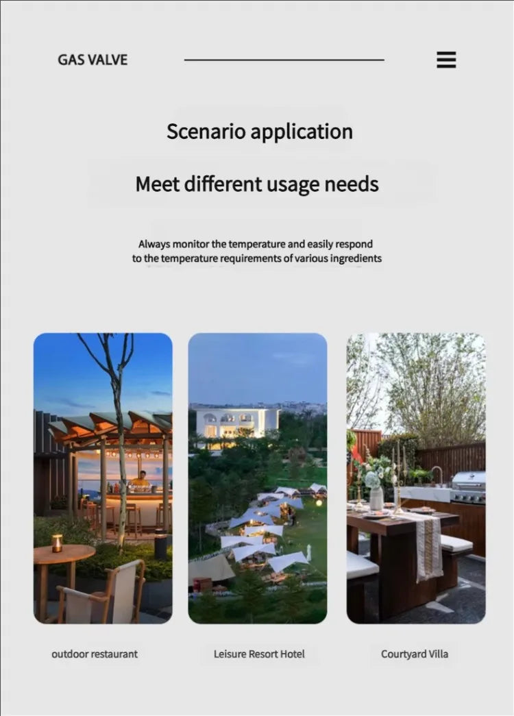 Customized Luxurious Built In Outdoor Kitchen For High End Villa Backyard Leisure Premium Outdoor Dining Experience