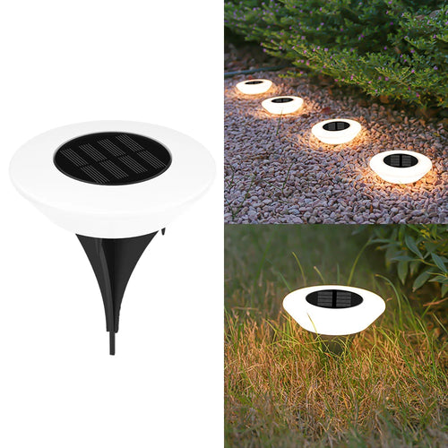 1/4Pack Solar Ground Lights,14LED Waterproof Outdoor Landscape Light,