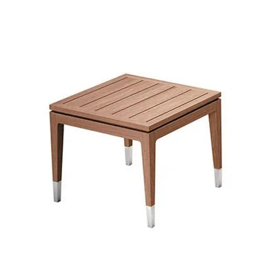 Outdoor Patio Leisure Sofa Wooden Garden Water Proof Rattan Teak Sofa Set Furniture