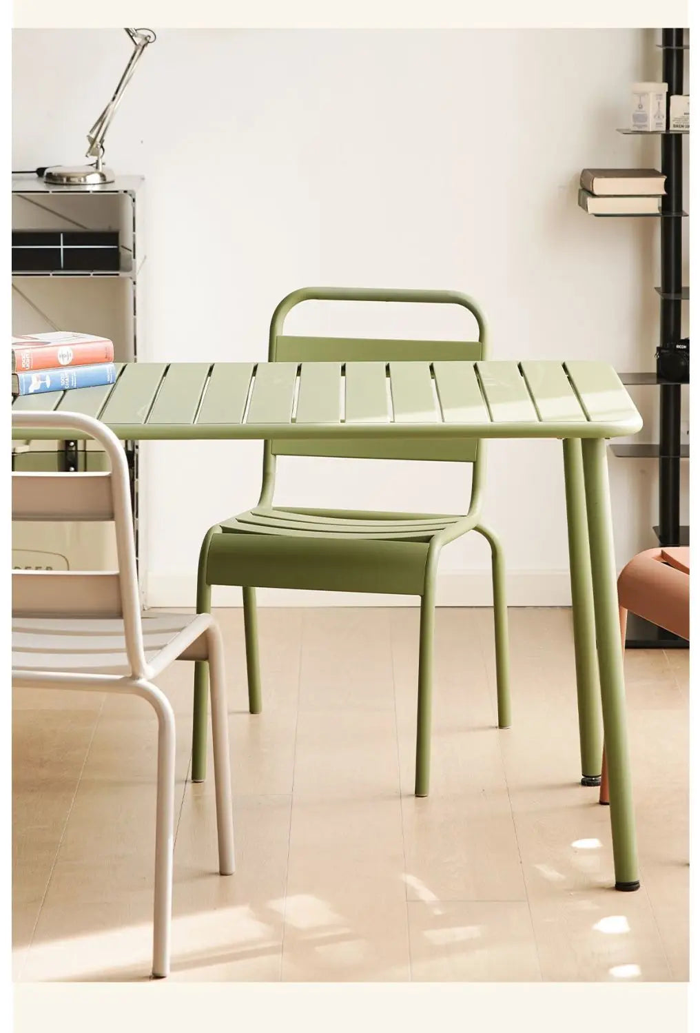 Long table dining table Outdoor indoor waterproof Villa courtyard Balcony leisure Simple garden waterproof desk table
