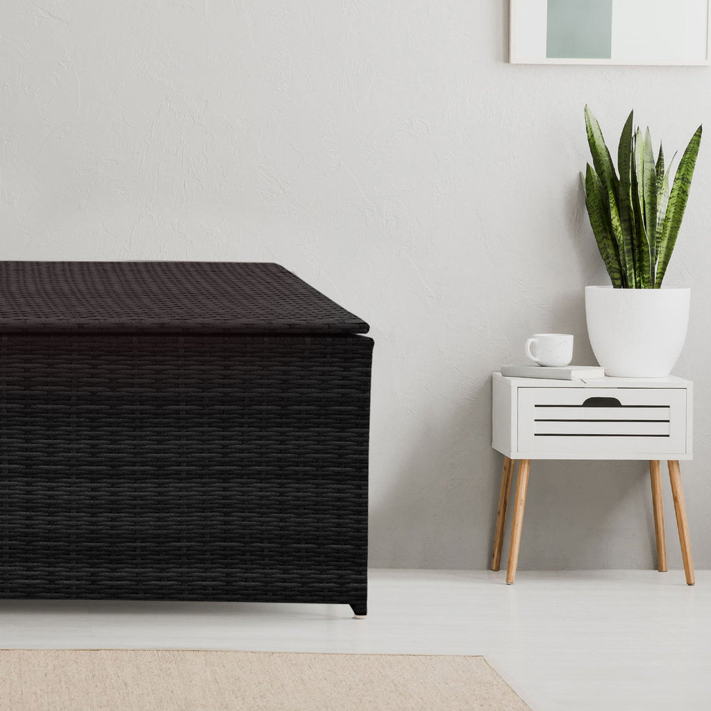 Arcadia Furniture Outdoor Rattan Storage Box Garden Toy Tools Shed UV