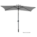 Arcadia Furniture Umbrella 3 Metre with Solar LED Lights Garden Yard