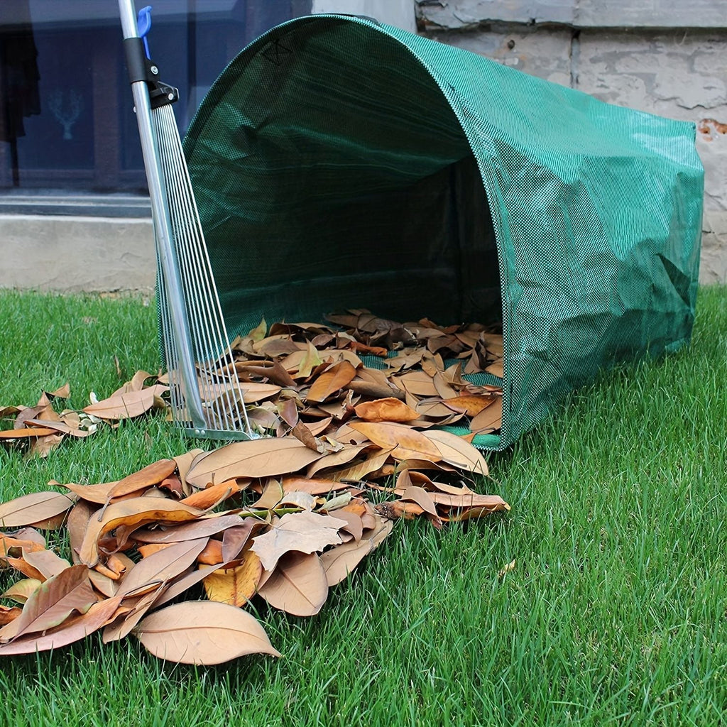 1pc Large Yard Dustpan-Type Garden Bag For Collecting Leaves Reusable