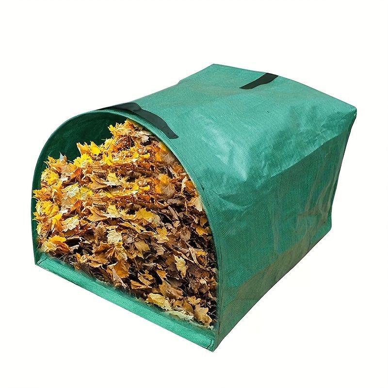 1pc Large Yard Dustpan-Type Garden Bag For Collecting Leaves Reusable