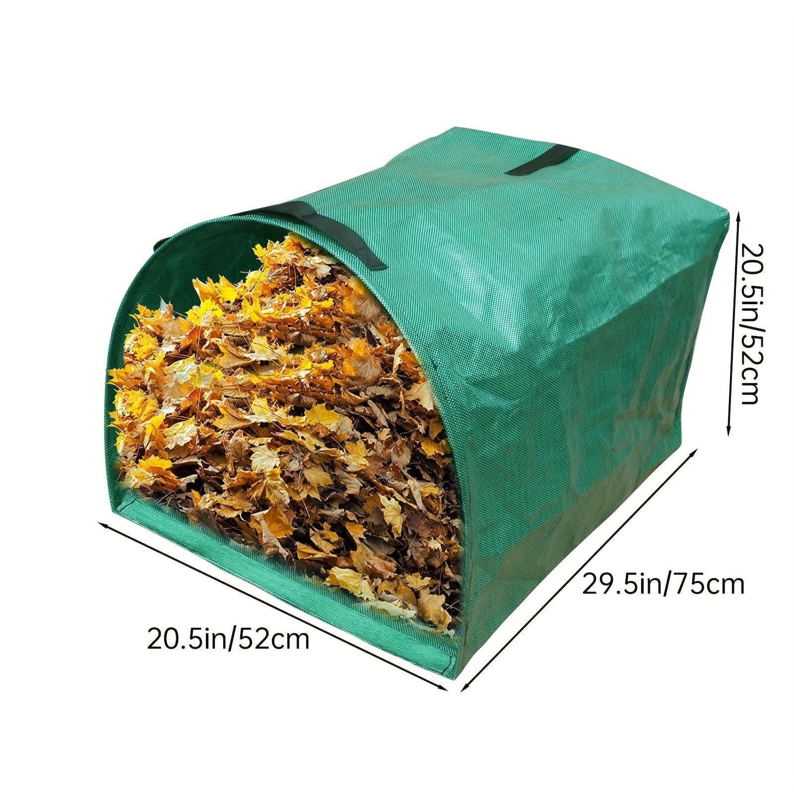 1pc Large Yard Dustpan-Type Garden Bag For Collecting Leaves Reusable