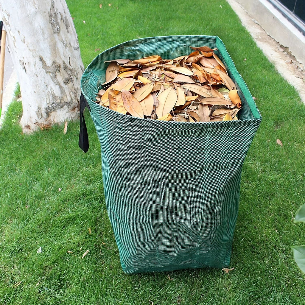 1pc Large Yard Dustpan-Type Garden Bag For Collecting Leaves Reusable
