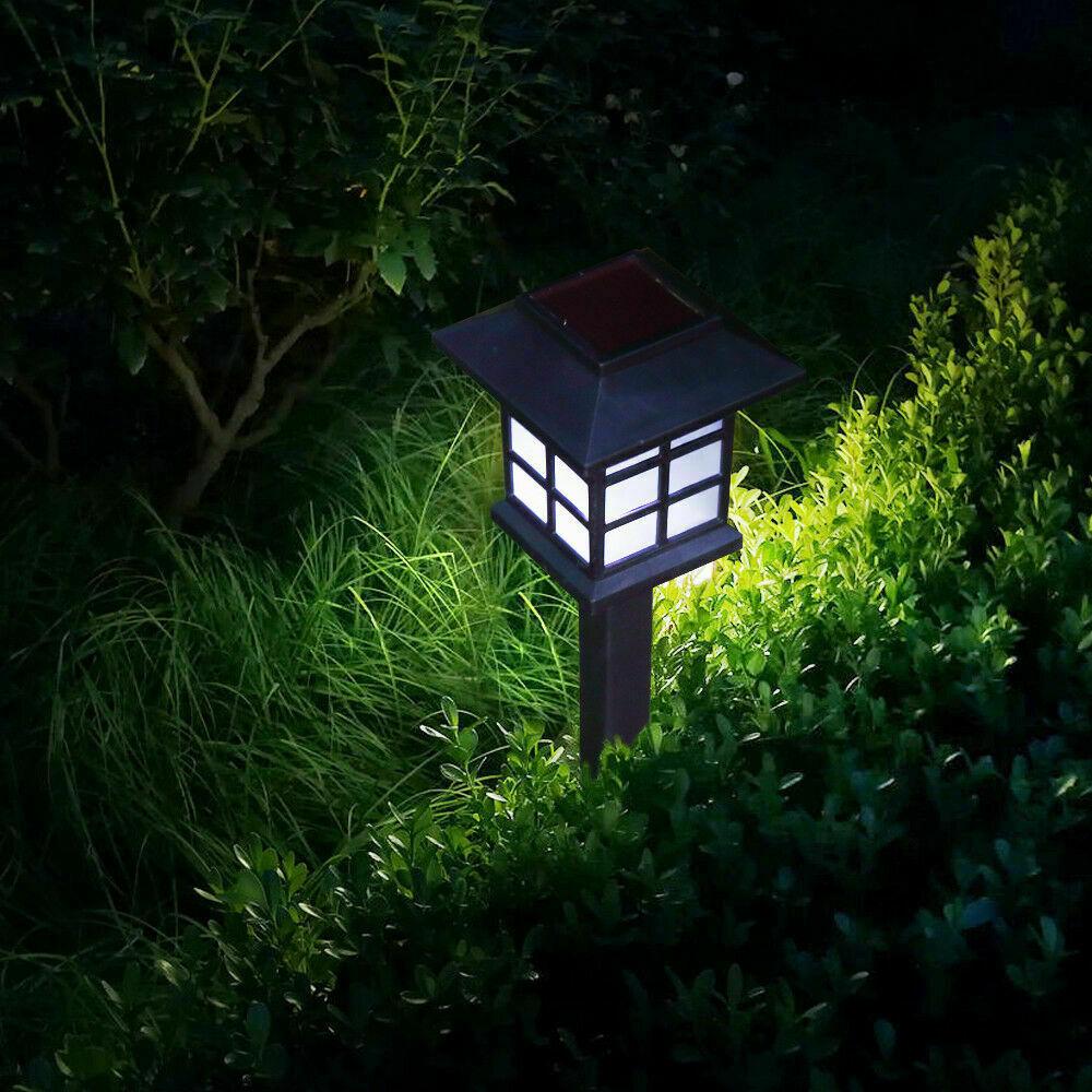 12x LED Solar Power Garden Landscape Path Lawn Lights Yard Lamp