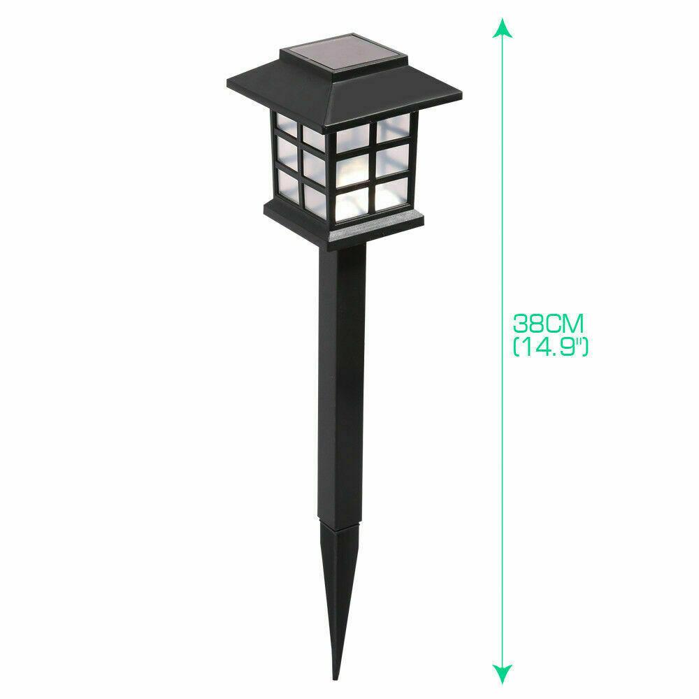 12x LED Solar Power Garden Landscape Path Lawn Lights Yard Lamp