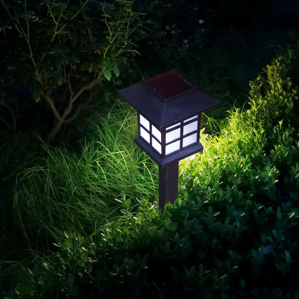 6x LED Solar Power Garden Landscape Path Lawn Lights Yard Lamp Outdoor